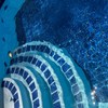 20 PCS Porcelain Swimming Pool Waterline Tile, 6" x 6"