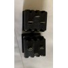 Qualtek 2 Pcs AC 125V 15A Panel Mount Power Socket
