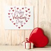 JennyGems Valentine's Day Decor, Happy Valentines Day Wooden Sign, 7.25