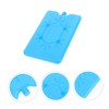 Totority 3pcs Reusable Freezer Packs Portable Ice Cube Molds for
