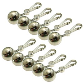 Matsuura Industry Bell Bell Bell Anti-Theft and Crime Prevention Warning Bell with Snaps BELL-10P Horai Bell Diameter 0.7 inches (19 mm), Pack of 10