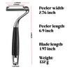 Swivel Vegetable Peeler，stainless steel flat peeler