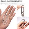 PR-OBLONGCARA Carabiner Titanium Alloy Oval Key Chain Key Holder Military,