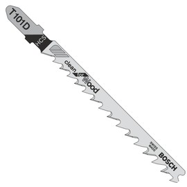 Bosch T-101D Jigsaw Blade for Woodworking, Set of 5
