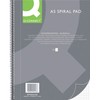 Q-Connect Spiral Notepad A5 Squared / 80 Sheets / 160