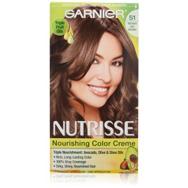 Garnier Nutrisse Haircolor - 51 Cool Tea (Medium Ash Brown) 1 Each (Pack of 2)