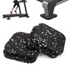 Powrocket Treadmill Mat,4 Pack Anti-Vibration Shock Absorbing Exercise Equipment Mat