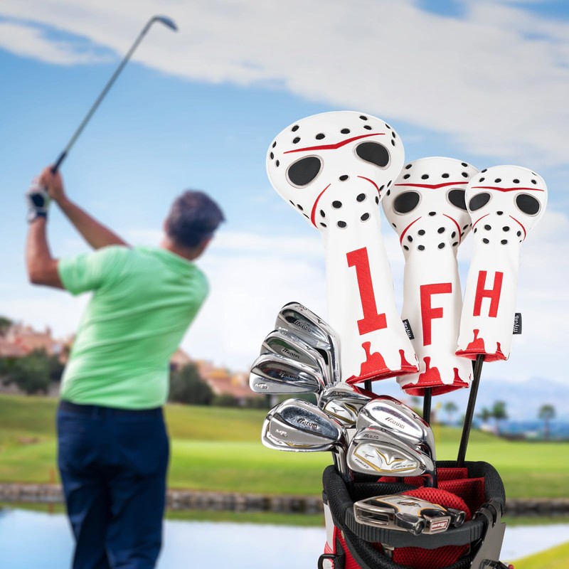 Hybrid Headcover Hockey Goalie Mask Golf Club Covers(Hybrid)
