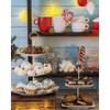 6 Set Tiered Tray Hardware for Cake Stand Mold Crown