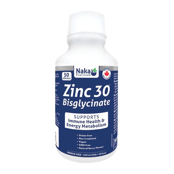 Naka Platinum Zinc 30 Bisglycinate 200+50mL