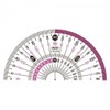 Kyoei Plastic Color Protractor, Pink CPK-90-P