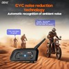 EJEAS Casco de motocicleta auriculares de walkie - talkie bluetooth,