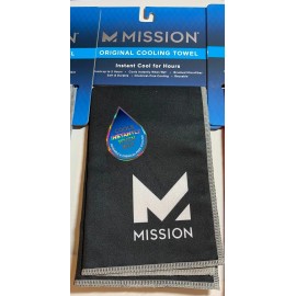 Mission New Mission Cooling Towel Various sizes and colors (Rose/Black/Bl - 10x33 Black