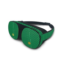 MightySkins Carbon Fiber Skin Compatible with HTC Vive Flow - Alligator | Protective, Durable Textured Carbon Fiber Finish | Easy to Apply, Remove, and Change Style