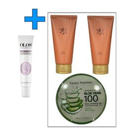 Italy Olos Youth Enhancing Eye & Lip Cream 20ml+Soothing Gel 300ml+LG Foam 100mlX2 / 이태리 올로스 유스 엔행싱 아이&립 크림 20ml+수딩젤 300ml+엘지 폼 100mlX2