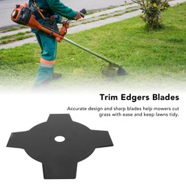 Universal Mulching Brushcutter Blade, 2 Tooth or 4 Tooth Shredder Blade for Thick High & Dense Vegetation, Stainless Steel Mulching Blade for Brush Cutter, Trimmer, Weed Eater