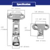 Marine Grade Boat Door Hatch Anti-Rattle Latches, Hold Down Clamp