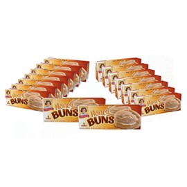 Little Debbie Honey Buns, Individually Wrapped Breakfast Pastries, 6 Count (Pack of 16)