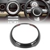 Car Dashboard Cover Edge Trim Decoration Ring Carbon Fibre Style