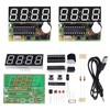 2 Pack, 4-Digit Digital Clock Kits with PCB for Soldering