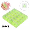 10Pcs Magnetic Small Bubble Level 40mm Mini Square Bubble Spirit