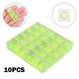 10Pcs Magnetic Small Bubble Level 40mm Mini Square Bubble Spirit Levels US