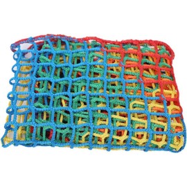 KACQIYT Safety Net Cat Net Protective Net Stairs Balcony Window Safety Protection for Cats Children Loft Bed Fall Protection Amusement Park Decoration Protective Net Colourful Multipurpose Safety Net