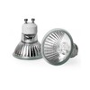 Bombilla GU10 de 120 V 50 W para lámpara calentadora de velas, 2 bombillas halógenas GU10+c regulables de 2800 K blanco cálido de 2 pines, bombilla de quemador de cera, cubierta de vidrio