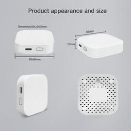 Smart Home Hub, Zigbee 3.0, Bluetooth Mesh Smart Wireless Gateway for Home Automation, APP Control, Compatible with Alexa, Google Assistant, Tuya Smart Home Devices