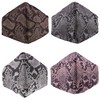 Zac's Alter Ego Set of 4 Stylish Snake Skin Soft