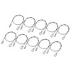 YOKIVE 10 Pcs Safety Cable Locks, Stainless Steel Security Wire