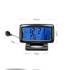 CHILDWEET Mechanical Car Thermometer Night Light Dual Temperature Gauge for