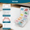 Pack of 2 pill box, 7 days, pill box, 12