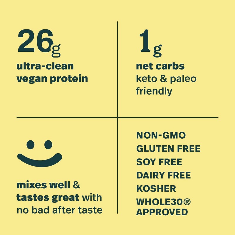 Sprout Living Epic Protein Powder, Original Flavor, Organic Plant Protein,