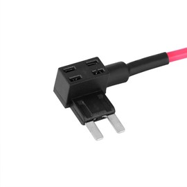 Car Fuse Tap Adapter Holder Blade Fuse Provides and Easy Connection for DIY Micro Mini Standard 5pcs (Small Size)