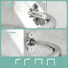 Mcrbeay Adjustable 48-85 in Extra Wide Shower Rods for Bathroom,