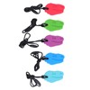 5pcs Infants Teething Necklace Silicone Exercise Senses Soothing Gum Chewing