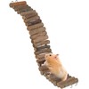 SIMENA Wooden Hamster Suspension Bridge Toy, Hamster Fencing, Natural Climbing