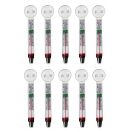 10 Pieces Aquarium Floating Fish for Thermometers Easy to Read Messy Wires Suck Inside of Terrarium