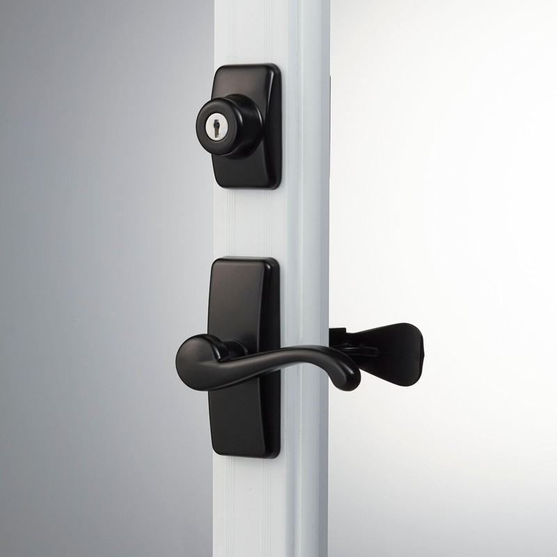 Ideal Security GL Door Lever Set with Keyed Deadbolt Lock