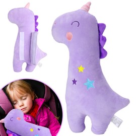 Pinkgarden Car Cushion for Children, Seat Belt Cushion, Children's Car Seat Belt Covers Seat Belt Cushion for Toddler Headrest Strap Cushion