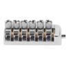 Headless Guitar Bridge Tailpiece 6 String Saddle with Worm Involved