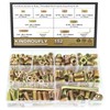 Kindroufly 152 Pieces 1/4"-20, 5/16"-18 Threaded Inserts, Nut Inserts, Wood
