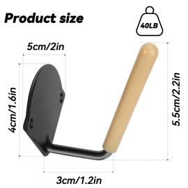 Ditind Hat Racks for Baseball Caps, 4 Pack Hat Organizer for Baseball Cap, Black Hat Holder Storage Organizer for Hats, Bags, Clothes, Towels, Stainless Steel Hat Hanger for Door, Closet, Bedroom.