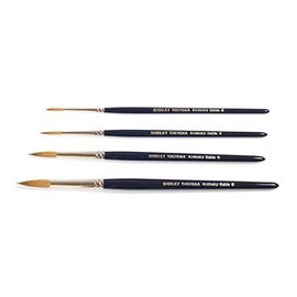 Rosemary & Co : Shirley Trevena : Kolinsky Sable Watercolour Brush : Set of 4