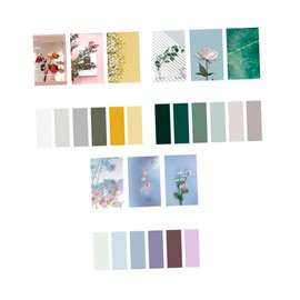 Angoily 3Sets Retro Floral Memo Pad Convenient Tearable Pad for Home Office and School Use Smooth Writing Surface Random Color Design for Daily Notes