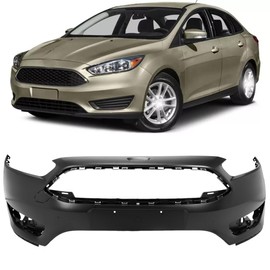 POPSTORE New Front Bumper Cover F1EZ17757 Compatible with 2015-2018 Ford Focus