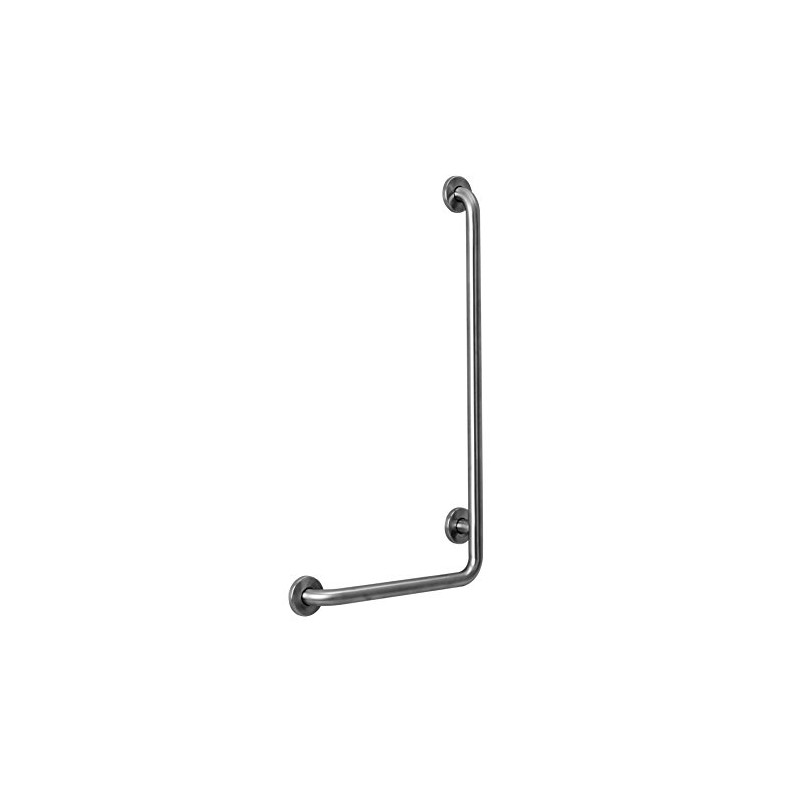Satin Stainless Steel L-Shaped Grab Bar, Right, G55JBR19 – 32”