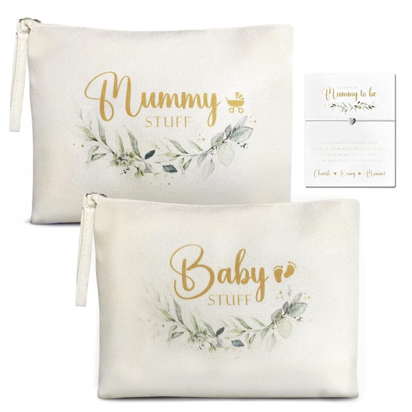 3pc Mum to Be Gifts Set Botanical Sage Green Mummy
