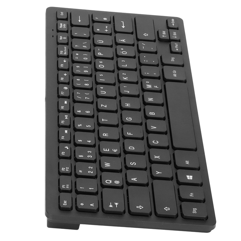 Computer Keyboards Ergonomic Design UltraThin Mini Durable Wired 78 Keys